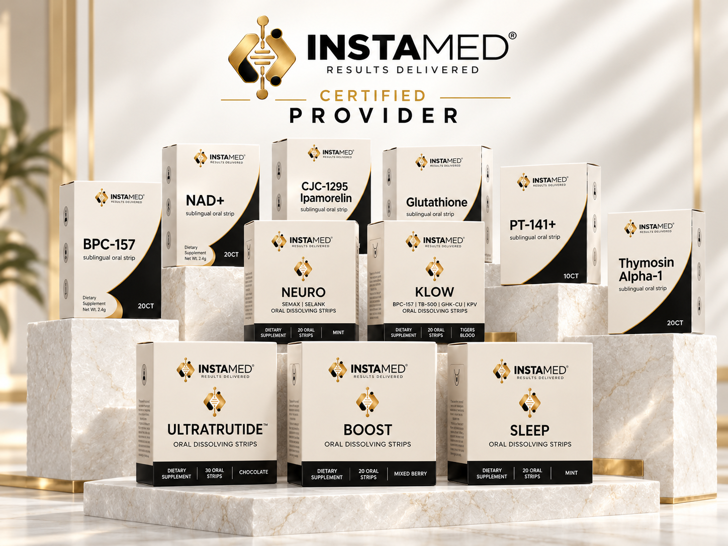 InstaMed Certified Provider oral dissolving strip wholesale product lineup